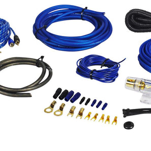 Rockville RWK81 8 Gauge Complete Amp Installation Wire Kit w/ 100% Copper RCA