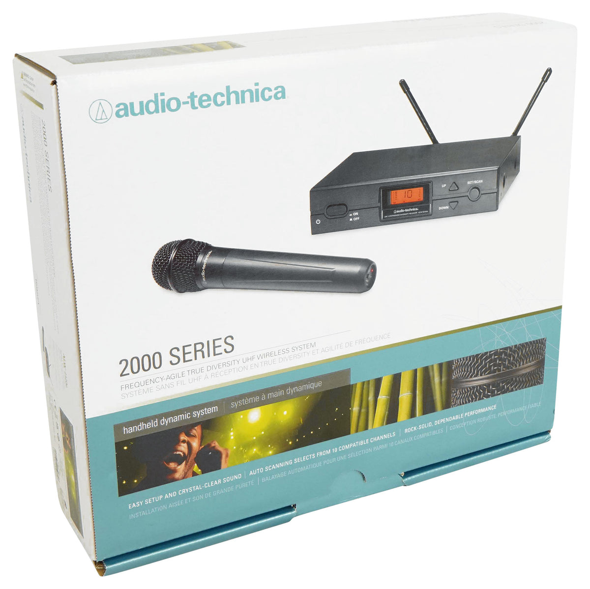 Audio Technica ATW-2120CI Wireless Handheld Microphone System - I Band ATW-2120C