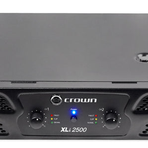 Crown Pro Audio XLi2500 1500 Watt 2 Channel DJ/PA Power Amplifier Amp XLI 2500