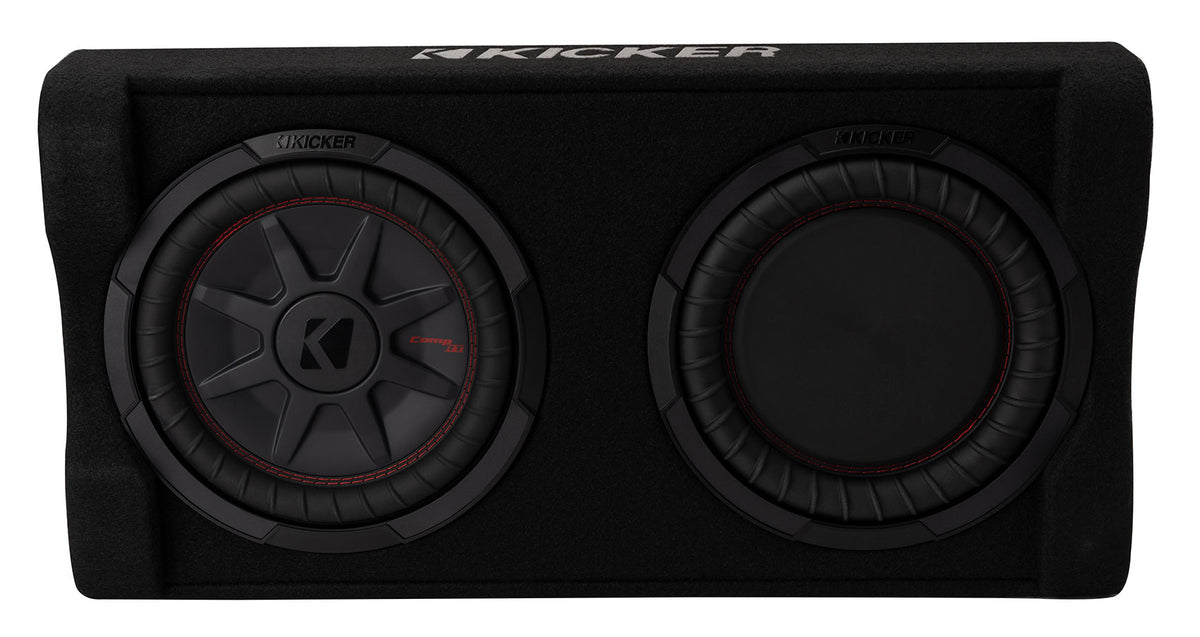 Kicker 51PTRTP10 TRTP 10" 500w Powered Down-Fire Subwoofer+Enclosure Box PTRTP10