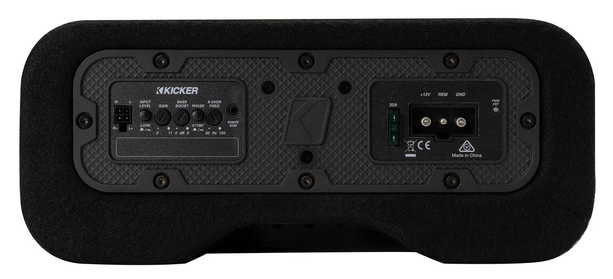 Kicker 51PTRTP10 TRTP 10" 500w Powered Down-Fire Subwoofer+Enclosure Box PTRTP10
