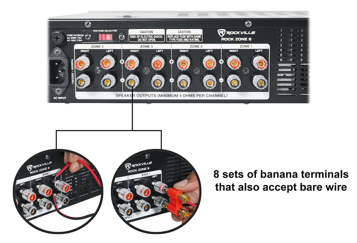 Rock Zone 8 + HP4S-8 Black 16-Pack Bundle