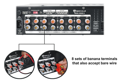 Rock Zone 8 + HP4S-8 Black 16-Pack Bundle