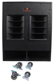 Rockville RBG18FA BOX 1 18" 3000W Pro Audio Folded Horn Subwoofer (Amplifier sold separately)