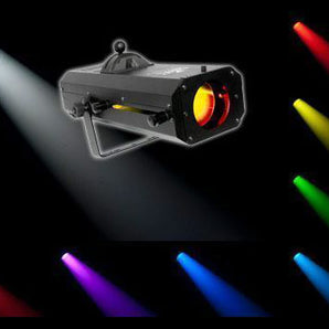 Chauvet DJ LED Followspot 75ST DMX/Manual 7 Color Light w/ Stand + Fog Machine