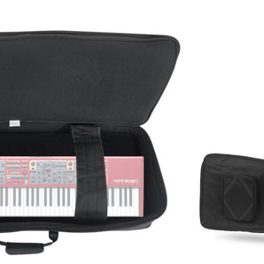 Rockville 76 Key Padded Durable Keyboard Gig Bag Case For NORD STAGE 2 HA76