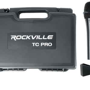 Rockville TC PRO Black Electro-Plated Microphone Premium Mic w/Taiwan Cartridge