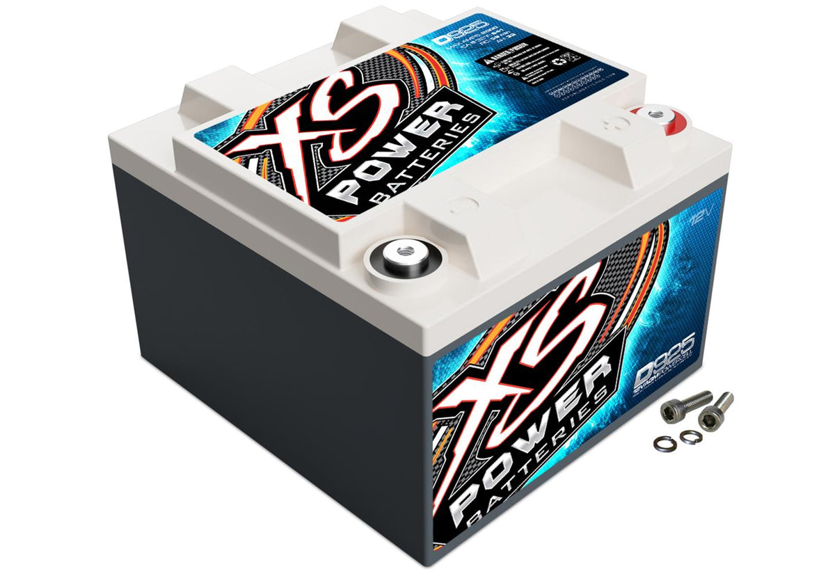 XS Power D950 12V 1000-2100W Range AGM Battery with M6 Terminal Bolt, Max 2100A