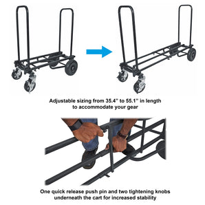 ROCK CART OFF-ROAD Equipment Transport Utility Roller Car 700 LB Capacity