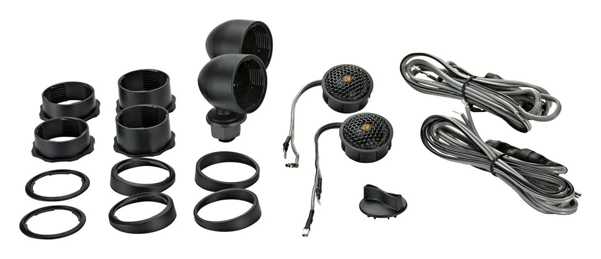 Kicker 51KST2004 0.75" Car Audio Tweeters w/Crossovers+Swivel Mount, 4ohm KST200