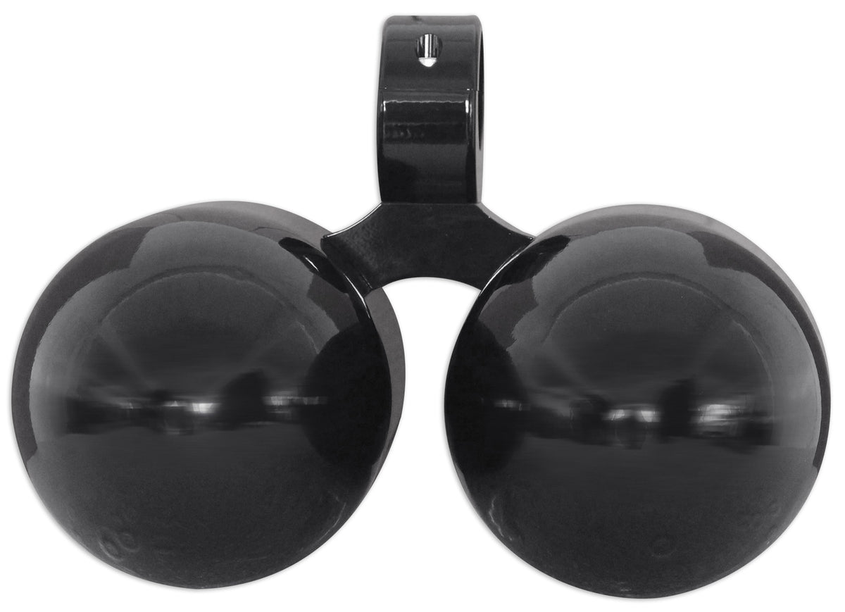 DMAC65B Dual 6.5" Black Aluminum Wakeboard Tower Speaker Enclosure