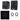 Pair Samson BT3 MediaOne 3" Powered Studio Monitors w/Bluetooth+Subwoofer Sub