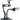 Rockville iSTAND 85 Dual Desktop Boom Arm + Gooseneck Mic/iPhone/iPad Stand