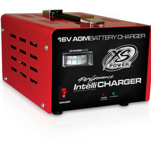 XS Power 1004 16V Battery IntelliCharger with Built in Ammeter, Max 20Amps