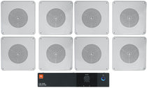 CSA140Z 70V Amplifier + (8) MS81 Metal Ceiling Speakers