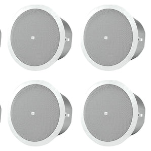 (8) JBL Control 24C 4" Inch 80 Watt 16 Ohm Home Theater White Ceiling Speakers