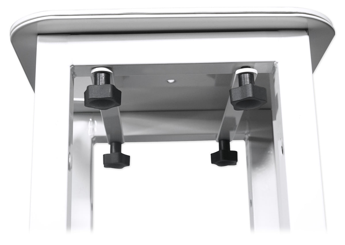 (2) Totem Stands+Black and White Scrims For (2) Chauvet Maverick STORM 1 WASH Lights