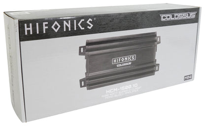Hifonics HCM-1500.1D 1500 Watt Mono Amplifier Mini 1 Ohm Class D Car Stereo Amp