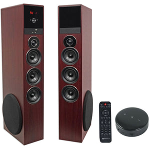 Rockville TM150C Home Theater Buetooth Tower Speakers + 10" Sub + Wifi Receiver