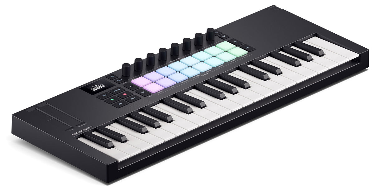 Launchkey Mini 37 MK4 Keyboard Controller + AIR-BENCH Keyboard Bench