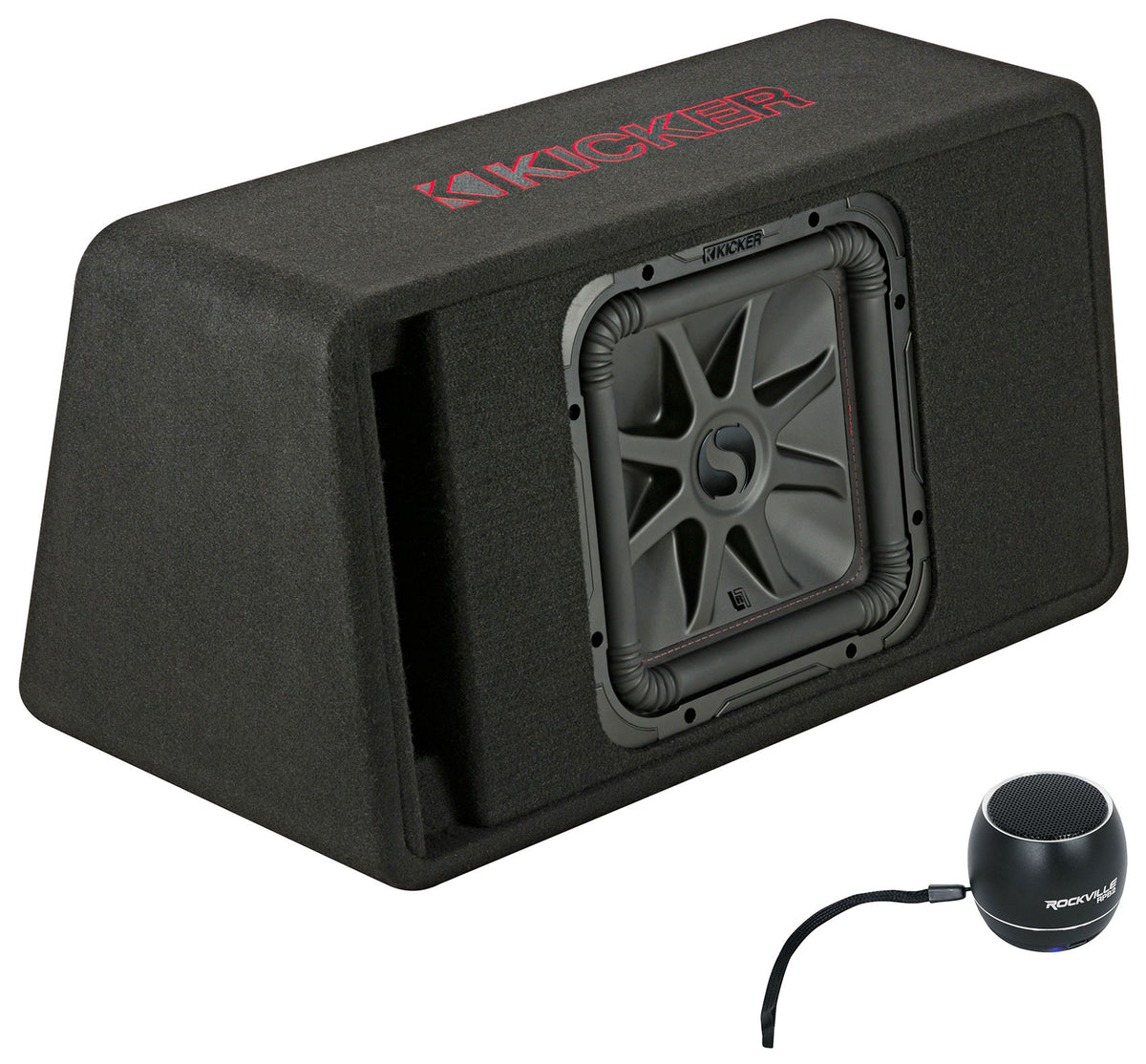 45VL7R122 L7R 12" Subwoofer + Vented Sub Box Enclosure + RPB2 Bluetooth Speaker