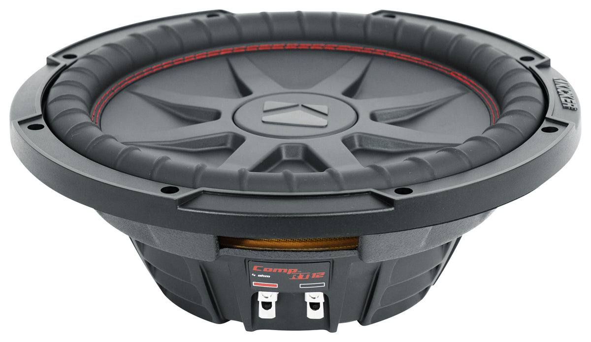 CompRT 1000W 12" Shallow Subwoofer + ROCK EVERYWHERE Portable Bluetooth Speaker