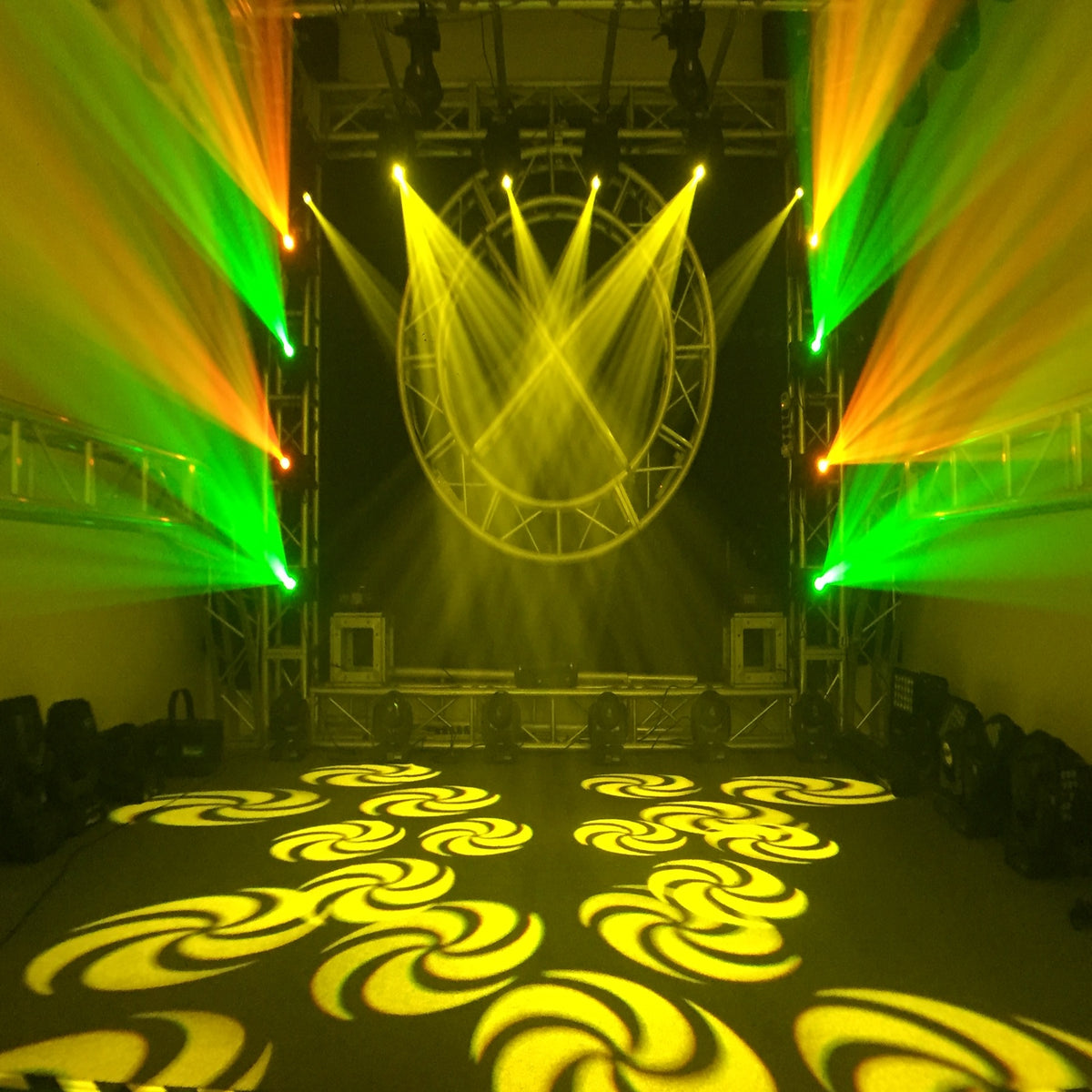 (2) Stealth Spot 60W LED DMX Moving Head Spot Lights