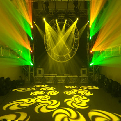 (2) Stealth Spot 60W LED DMX Moving Head Spot Lights