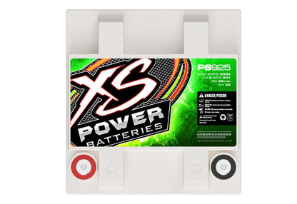 XS Power PS925 12V AGM Powersports Battery with M6 Terminal Bolts, Max 2000Amps