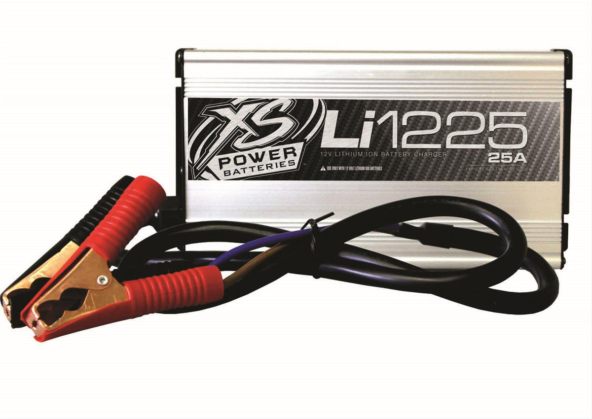 XS Power Li1225 12V 25A High Frequency Intelli Lithium Car Audio Battery Charger