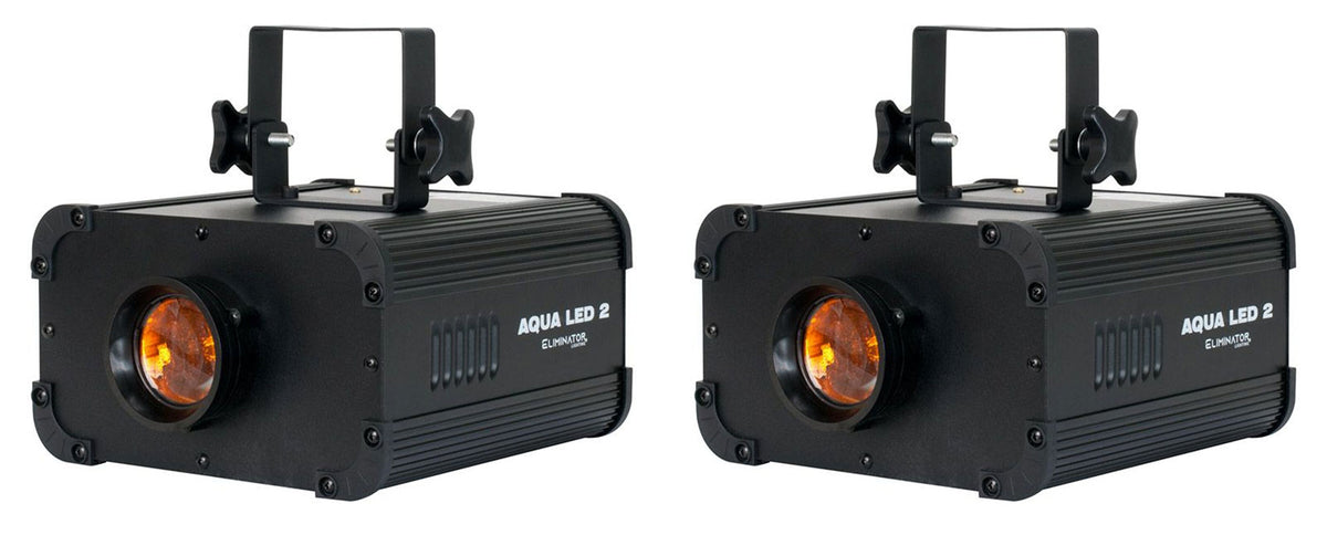 (2) Aqua LED 2.0 COB Multicolor Water Flow Effect Lights