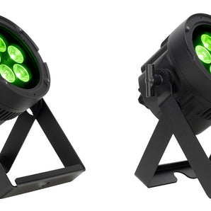 (2) American DJ ADJ Encore LP5IP 5x20W Outdoor RGBL LED DMX Par Can Wash Lights