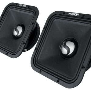 Pair Kicker ST9MR 9" Street Series Square Mid-Range Speakers 8-ohm 49ST9MR8