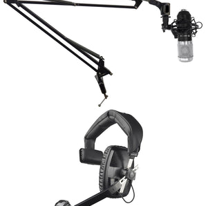 Beyerdynamic DT 108 Black 50 ohm Singe-Ear Broadcasting Headset+Studio Mic+Boom