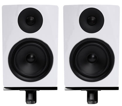 APM6W 6.5" 350W Powered USB Studio Monitor Speakers+Wall Brackets
