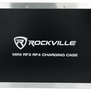 Rockville MINI RF3 RF4 CHARGING CASE For 8 Lights - MINI RF3 RF4 or IR4