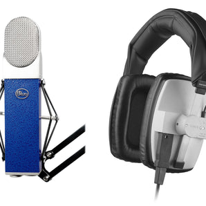 Blue Blueberry Studio Mic Recording Microphone+Beyerdynamic DT-100 Headphones