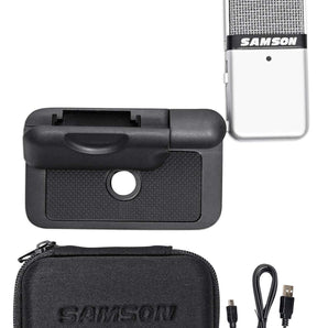 Samson GOMIC Go Mic Portable USB Condenser Microphone+Mounting Clip+Carry Case