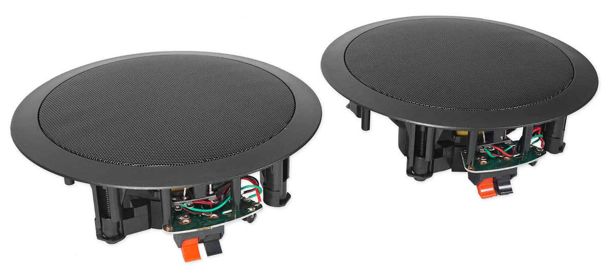 DV4000 4000W Home Theater DVD Receiver w/(4) 6.5" Black Ceiling Speakers