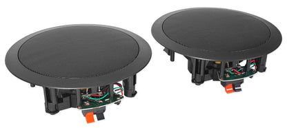 DV4000 4000W Home Theater DVD Receiver w/(4) 6.5" Black Ceiling Speakers