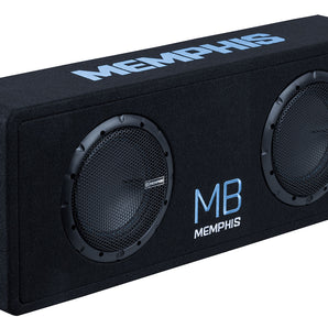 Memphis Audio MBE8D12 MB Dual 8" 1400w Loaded Car Subwoofers+Amplifier+Amp Kit