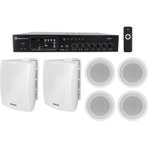 RCS80-1 + WET-6W and CCL5T White Speakers Bundle