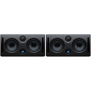 (2) Presonus ERIS E44 85 Watt Active Powered Dual 4" MTM Studio Monitors