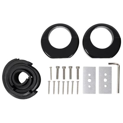 Pair KICKER 45KM654 6.5" 390w Black Marine Wakeboard Swivel Tower Boat Speakers