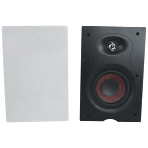 10 Rockville WA6570 6.5" 70V Commercial In-Wall Speakers in White 40W/20W/10W/5W
