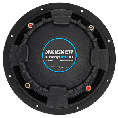 50CVX102 COMPVX 10" Subwoofer with Sealed Sub Box Enclosure