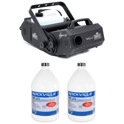 Chauvet HURRICANE H-1800 FLEX Fog / Smoke Machine H1800+2) Gallons of Fog Juice