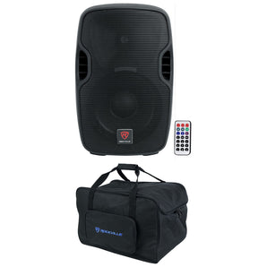 Rockville BPA10 10" 400 Watt DJ PA Speaker w/ Bluetooth+Carry Bag