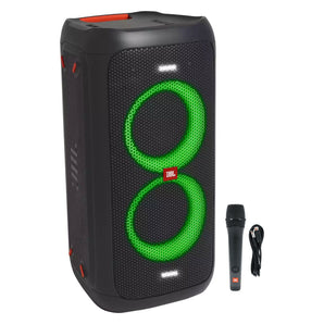 JBL Partybox 100 Portable Rechargeable Bluetooth RGB LED Party Speaker w/TWS+Mic