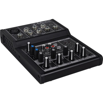 Mix5 5-Channel Mixer, Low Noise + Rockville DI Box + Cable